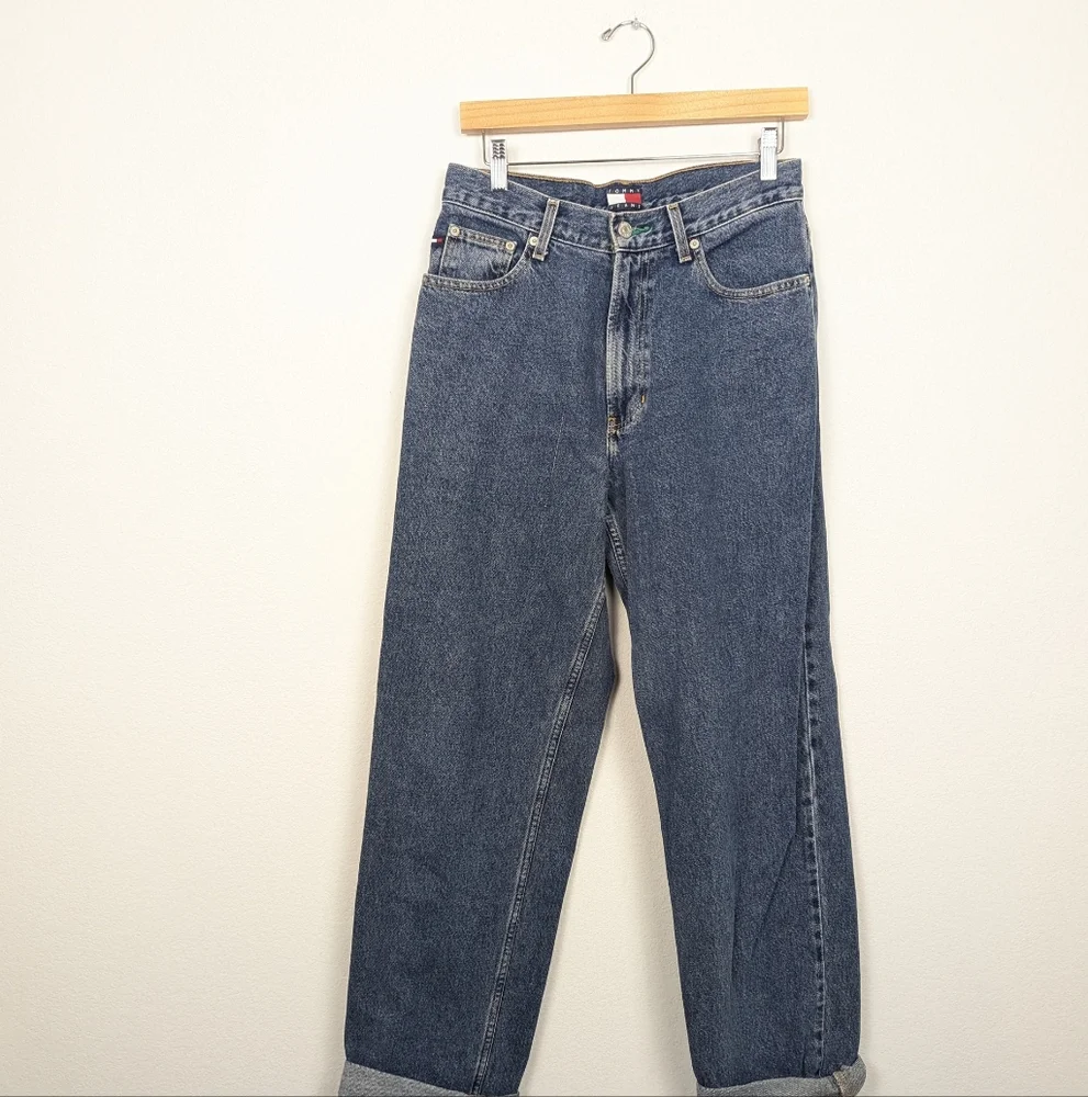 Tommy Hilfiger Jeans Blue Straight Leg Jeans Size 30x34 - Picture 3 of 7